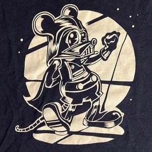 Darth Mickey Mouse Small Black Tee